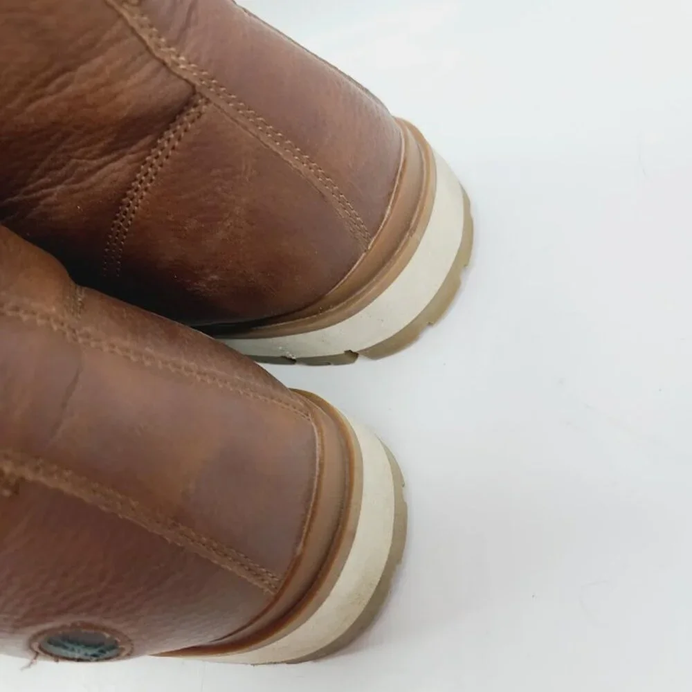 Bass Men's Brown Lace Up Classic Pebble‎ Ankle Chukka Boot Size US 10.5
